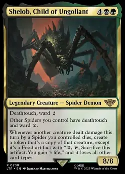 x1 Shelob, Child of Ungoliant R MTG The Lord of the Rings: Tales of Middle-Earth - Image 1