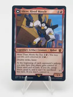 Slicer, Hired Muscle M Universes Beyond: Transformers Normal 6 MTG NM - Image 1