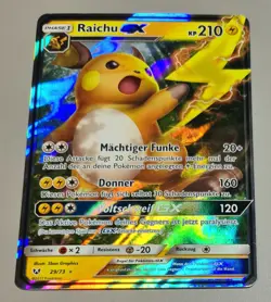 Raichu GX # 29/73 Ultra Rare Holo Schimmernde Legenden 2017 Pokemon DE Mint - Image 1