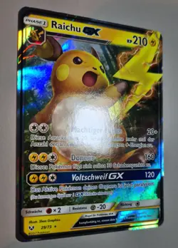 Raichu GX # 29/73 Ultra Rare Holo Schimmernde Legenden 2017 Pokemon DE Mint - Image 2