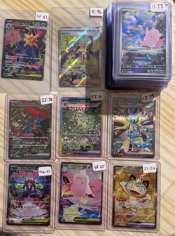 50 POKEMON Cards LOT - ALL JAPANESE - Pricecharting $464+ Value IR/SIR/FULL ART - Image 1