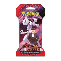 (4) POKEMON TCG SCARLET & VIOLET DESTINED RIVALS SLEEVED BOOSTERS FULL ART SET - Image 5