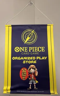 One Piece Card Game Organized Play Store Scroll Banner Monkey D. Luffy UNUSED - Image 1