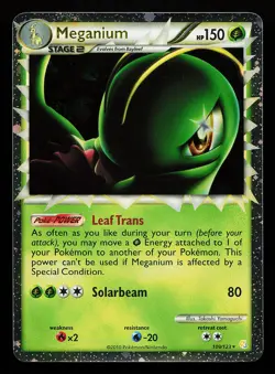 Meganium (Prime) 109/123 Ultra Rare HeartGold SoulSilver Pokemon Card - Image 1