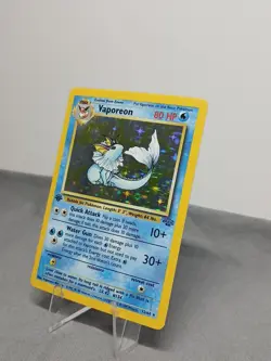 Pokemon TCG Vaporeon Jungle Holo Rare Card 12/64 1st Edition 1999 Nice Card - Image 3