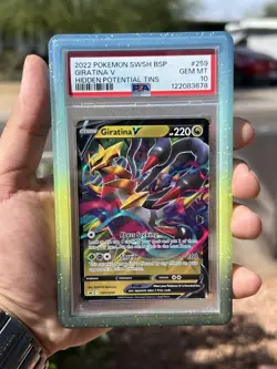 Pokemon TCG Giratina V SWSH259 Sword & Shield Promo Holo PSA 10 Card Stock pop58 - Image 1