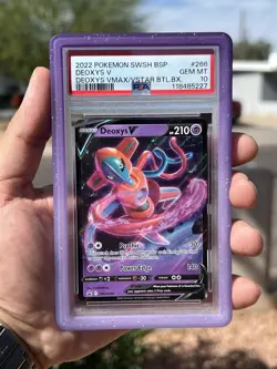 Pokemon Deoxys V SWSH266 Sword & Shield Promo Holo PSA 10 SWSH Promo Card - Image 1