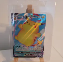 Surfing Pikachu VMAX 009/025 Full Art Celebrations Pokemon TCG Card PACK FRESH - Image 2