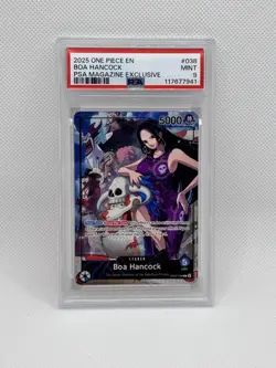 Boa Hancock (2025 PSA Magazine Promo) OP07-038 One Piece Promotion Cards PSA 9 - Image 1