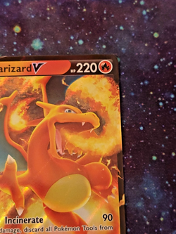CHARIZARD V 018/159 Crown Zenith Holo Ultra Rare Pokemon TCG Near Mint NM Card - Image 5