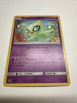 Celebi - SM224 - SM Black Star Promo Pokemon Card TCG SM Promo *Mark* - Image 1