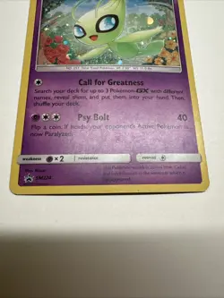 Celebi - SM224 - SM Black Star Promo Pokemon Card TCG SM Promo *Mark* - Image 3