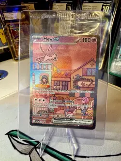 Mew ex 053 SEALED Scarlet & Violet Promo Cards Holo Pokemon 151 Cards NM CUTE✨💕 - Image 3
