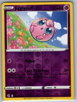 Jigglypuff 067/189 Reverse Holo - Darkness Ablaze - Pokemon Card - NM - Image 1