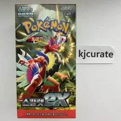Pokemon Scarlet EX Enhanced Expansion SV1 Booster Box Korean 1Box - Image 1
