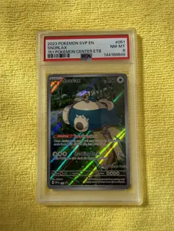 2023 POKEMON 151 POKEMON CENTER ELITE TRAINER BOX PROMO SVP #051 SNORLAX PSA 8 - Image 1