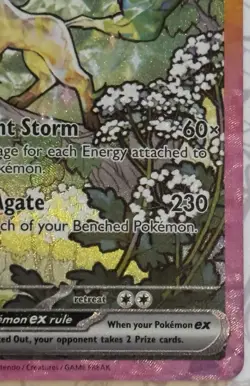 Pokemon TCG Prismatic Evolutions Leafeon EX Card #144/131 - Image 4