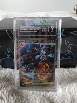 Pokemon TCG Charizard X EX 125/094 Phantasmal Flames SIR Tag Graded Mint 9 - Image 1