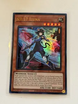 Yu-Gi-Oh Justice Hunters K9-17 Izuna JUSH-EN031 Ultra Rare - Image 1