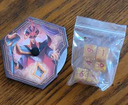 Disney Lorcana Reign of Jafar Set 8 Lore Counter & Dice Set - Image 1