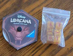 Disney Lorcana Reign of Jafar Set 8 Lore Counter & Dice Set - Image 2