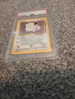 Pokemon Clefairy Card Base Set Holo PSA 6 5/102 WOTC 1999 Vintage - Image 1