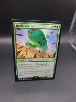 Final Fantasy MTG Jumbo Cactuar Regular R Card 0191 - Image 2