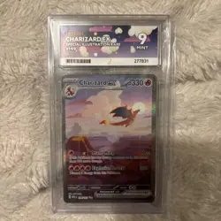 Pokemon TCG Charizard EX Scarlet & Violet 151 Card 199/165 Ace 9 - Image 1