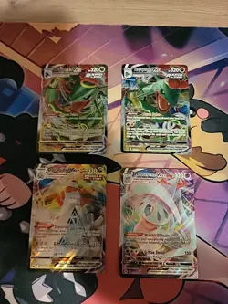 Mix Lot Pokemon VMAX 4 Cards - Image 1