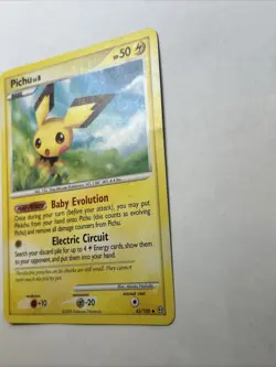 Pokemon Pichu TCG Stormfront Uncommon Card 45/100 Regular - Image 2