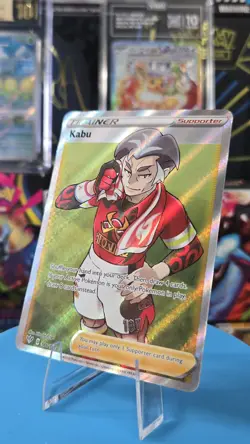 Kabu 186/189 Darkness Ablaze Full Art Ultra Rare Holo Pokemon Card NM - Image 1