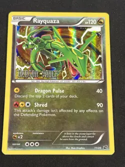 Rayquaza 11/20 Dragon Vault Stamped - Pokemon Card - Image 1