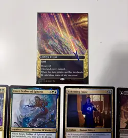 Magic The Gathering 10 Card Lot. Lotus Field (Borderless). Eerie Ultimatum. NM - Image 4
