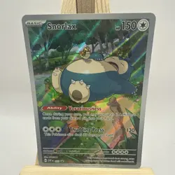 Pokemon Snorlax TCG SVP 051 Promo Holo English 151 Card NM - Image 1