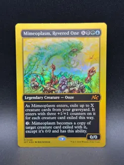 MTG Mimeoplasm, Revered One M Aetherdrift #486 First Place FOIL - Image 1