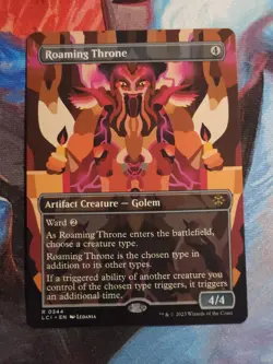 Roaming Throne (Borderless) The Lost Caverns of Ixalan Regular - Image 1