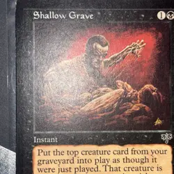MTG Mirage Edition, Shallow Grave! 1996 Vintage Magic! - Image 1