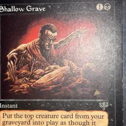MTG Mirage Edition, Shallow Grave! 1996 Vintage Magic! - Image 2