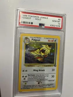 Pokemon 1999 Jungle Pidgeot Holo Rare Unlimited PSA 10 GEM MT 8/64 English - Image 2