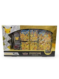 Pokemon Celebrations 25th Anniv. Pikachu V-union Premium Playmat Collection Box - Image 1