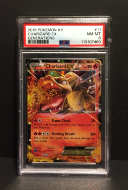 2016 Charizard EX | Generations | PSA 8 Near Mint | englisch | Glurak | Pokemon - Image 1