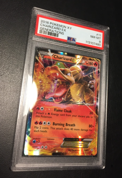 2016 Charizard EX | Generations | PSA 8 Near Mint | englisch | Glurak | Pokemon - Image 3
