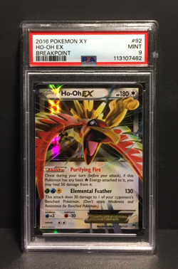 2016 Ho-Oh EX | BREAKpoint TURBOfieber | PSA 9 Mint | englisch | Pokemon - Image 1