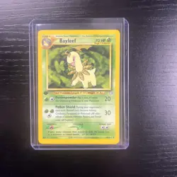 Bayleef 28/111 Neo Genesis Unlimited Vintage Pokemon WOTC - Image 1