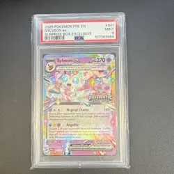 Pokemon Sylveon EX Prismatic Evolutions 041/131 Stamped Holo Exclusive PSA 9 - Image 1