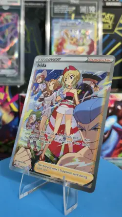 Pokemon Irida Full Art Trainer Supporter Ultra Rare Holo GG63/GG70 Crown Zenith - Image 1