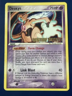 Deoxys 16/107 Destiny Deoxys Movie Promo (Stamped) - Pokemon - Image 1