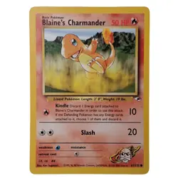 Blaine's Charmander 61/132 Gym Heroes Unlimited - Pokemon TCG - Near Mint - Image 1