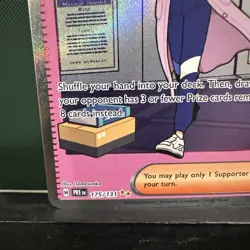 Lacey 175/131 Trainer Prismatic Evolutions Trainer SIR Holo Pokemon - Image 5