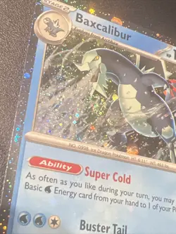 Pokemon 060/193 Baxcalibur Paldea Evolved Cosmos Holo Exclusive - NM B, 2 Swirls - Image 2